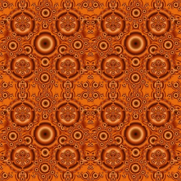 Modèle Sans Couture Géométrique Rouge Marron Orange Modèle Bigarré Luxe — Image vectorielle