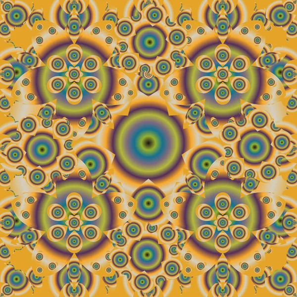 Textura Verde Amarilla Marrón Patrón Gráfico Moderno Patrón Abstracto Estilo — Archivo Imágenes Vectoriales