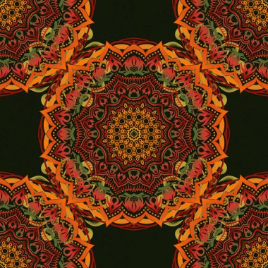 Vektör sarı, yeşil ve turuncu desen, karışık çizgiler ve ızgaralar, eğri metal, folyo arka plan ve 3 boyutlu görsel efektler..