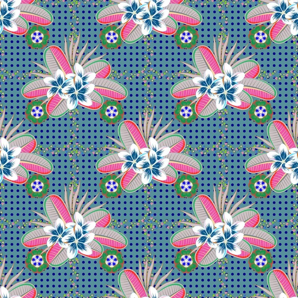 Vektor Romantischer Hintergrund Für Webseiten Hochzeitseinladungen Textilien Tapeten Aquarell Blumenmuster — Stockvektor