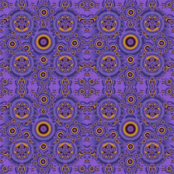 具有五颜六色重复元素的东方背景 无缝隙的抽象元素为紫色 紫色和橙色 Damask向量经典模式 — 图库矢量图片