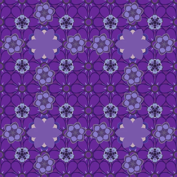 Abstrakte Graue Violette Und Blaue Elemente Raster Glänzende Metalloberfläche Nahtloses — Stockvektor