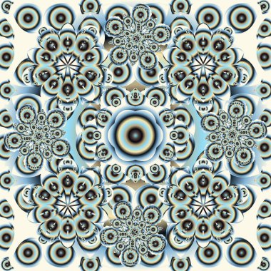 Yeşil, mavi ve gri desenli şal desenli duvar kağıdı. Kusursuz arka plan, grunge tarzı. Vektör illüstrasyonu.