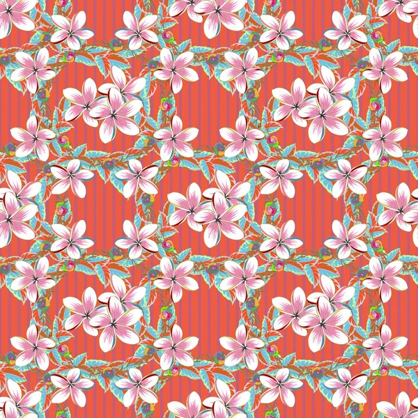 Abstraktes Nahtloses Muster Mehrfarbiges Blumenmuster Textildruck Für Bettwäsche Jacke Verpackungsdesign — Stockvektor