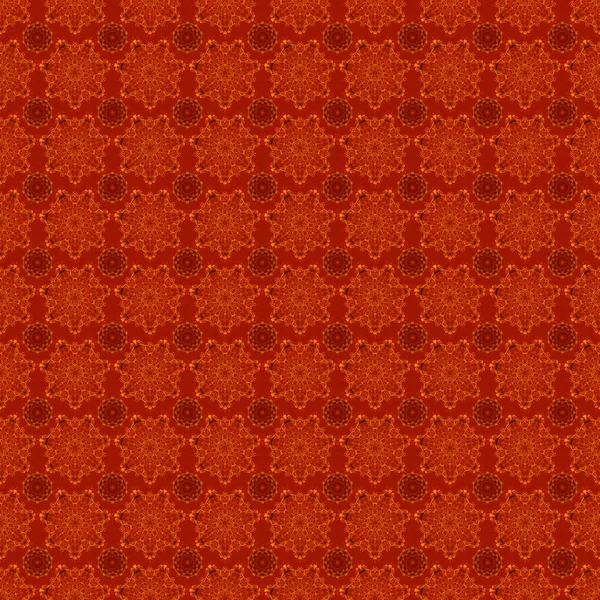 Květinový Vzor Tapety Barokní Bezproblémové Vektorové Pozadí Červené Černé Oranžové — Stockový vektor