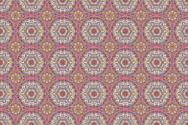 Arap tarzında soyut bir model. Yeşil ve mavi dokular. Grafiksel modern model. Kusursuz raster arkaplanı.