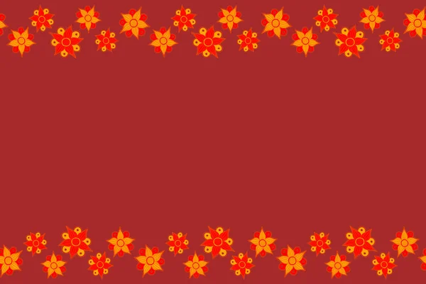Безшовний Візерунок Місцем Тексту Вітальна Листівка Горизонтальними Червоними Помаранчевими Жовтими — стокове фото