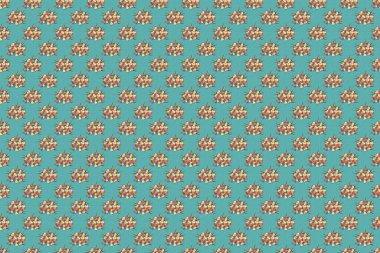 Soyut klasik kusursuz desen. Klasik çiçek süsü..