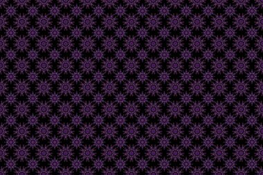 Kesik kağıt dantel dokusu, tül arkaplan, mor renklerde girintisiz desen.