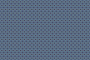 Barok tarzında kusursuz desenli doğu süsü. Geleneksel klasik raster deseni mavi, gri ve mor renkte. Damask tasarımı.