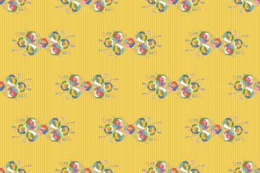 Renksiz çiçeksiz raster deseni.