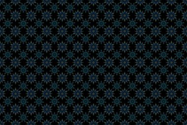 Kusursuz bir geçmişi var. Zarif kumaş kumaş kumaş duvar kağıdı. Yeşil ve mavi renklerde klasik dikişsiz desen.