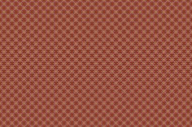 Kırmızı ve kahverengi soyut süs, soyut dekoratif elementlerin pürüzsüz deseni..