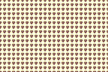 Dekoratif yaz çiçeklerinin mor ve kırmızı renkleriyle kusursuz desen, suluboya raster çizimi.