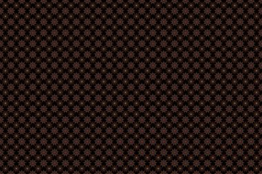 Kesik kağıt dantel dokusu, raster tül arkaplan, kahverengi ve yeşil renkli girintisiz desen. Raster illüstrasyonu.