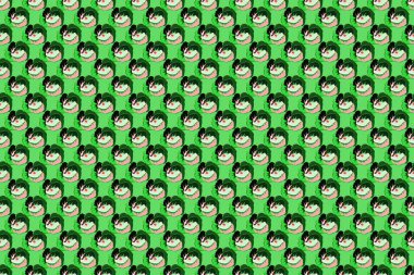 Eski bir çiçek süsü. Soyut klasik dikişsiz desen.