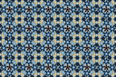 Soyut klasik kusursuz desen. Klasik çiçek süsü..