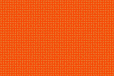 Raster illüstrasyonu. Geometrik yinelenen kusursuz desen, turuncu bir arkaplanda, altıgen şekilli altın gradyan..