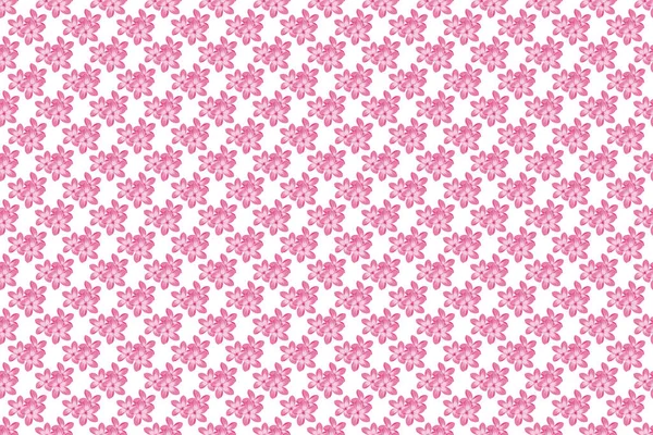 Raster Plumeria Flower Seamless Pattern Pink Violet Magenta Colors — Stock Photo, Image