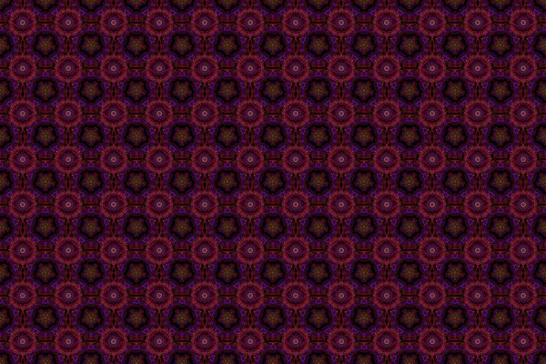 Ornamento Oriental Sem Costura Estilo Barroco Cores Vermelho Roxo Violeta — Fotografia de Stock