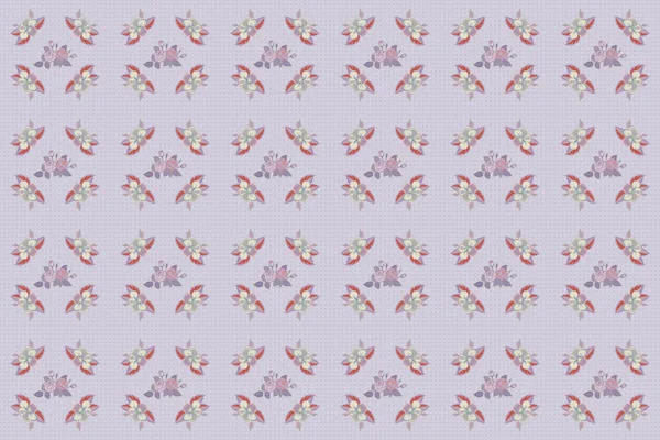 Κλασσικό Στολίδι Λουλουδιών Αφηρημένο Κλασικό Μοτίβο Χωρίς Ραφή — Φωτογραφία Αρχείου