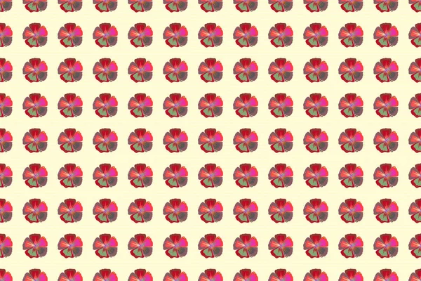 Carta Parati Floreale Nei Colori Marrone Rosa Ornamento Decorativo Tessuto — Foto Stock