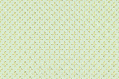 Eski bir çiçek süsü. Soyut klasik dikişsiz desen.