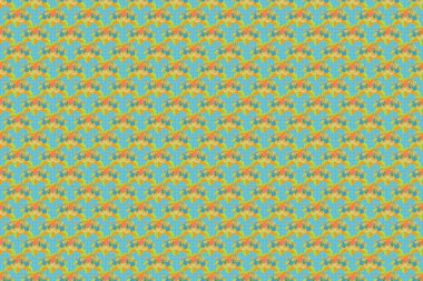 Eski bir çiçek süsü. Soyut klasik dikişsiz desen.