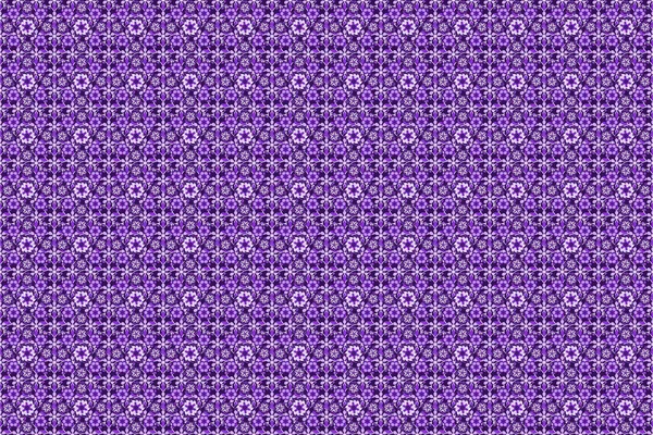 Растрова Ілюстрація Графіка Футболок Дівчаток Жінок Безшовний Візерунок Фіолетовому Фіолетовому — стокове фото