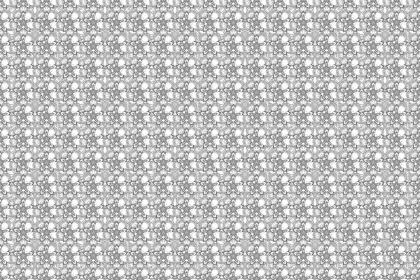 几何等高线重复无缝图案轮廓与抽象轮廓形状的白色和黑色 栅格图解 — 图库照片
