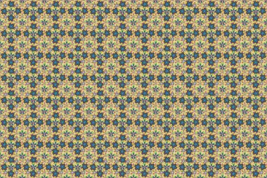 Soyut klasik kusursuz desen. Klasik çiçek süsü..