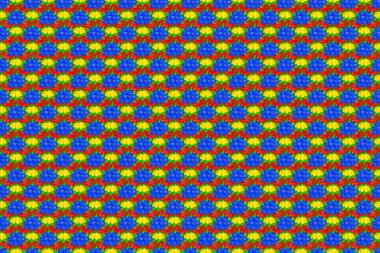 Mavi, turuncu ve yeşil renkli Raster çiçekleri. Çizgili arka planda dikişsiz suluboya desen. Sevimli unutma beni çiçekleri deseni.