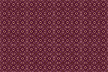 Kusursuz klasik raster altın desenli. Mor arkaplandaki geleneksel oryantasyon süsü.