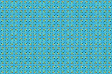 Elle boyanmış desen. Soyut el çizimi eflatun, yeşil ve mor kar taneleri dizaynlı, pürüzsüz desenli siyah bir arka plan..