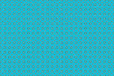 Güzel mavi ve sarı el yapımı, dikişsiz raster çizimi. Zarif, pürüzsüz desenli ve Mandala elementleriyle.