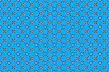 Geleneksel raster gotik damask arka planı. Mavi ve turuncu arkaplansız çiçek süsleme deseni. Tebrik kartı, sunum veya düğün davetiyeleri için soyut arabesk arkaplanı.