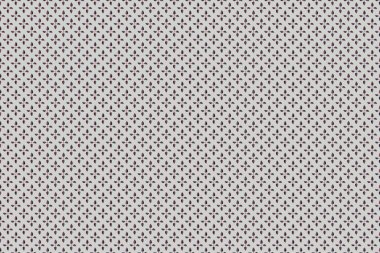 Raster el boyaması çiçekler. Mor, pembe ve gri renkli küçük çiçeklerle kusursuz desen.