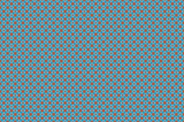 Yatak çarşafları, ceket, paket tasarımı, baskı, kumaş veya moda kavramları için doğu tekstil baskısı. Raster gri, kırmızı ve mavi çizgiler soyut elementlerle kusursuz desen.