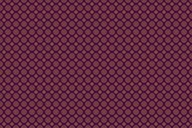 Mor bir arka planda altın desen. Klasik eskiz. Zarif geçmişe dönük pürüzsüz desen.