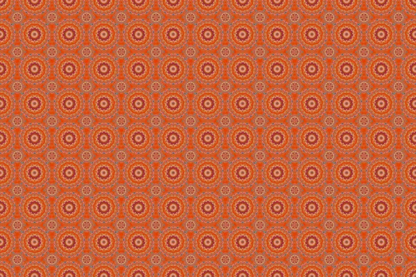 Αφηρημένο Πορτοκαλί Φόντο Πολύχρωμο Γεωμετρικό Στολίδι Μπορεί Χρησιμοποιηθεί Για Ψηφιακό — Φωτογραφία Αρχείου