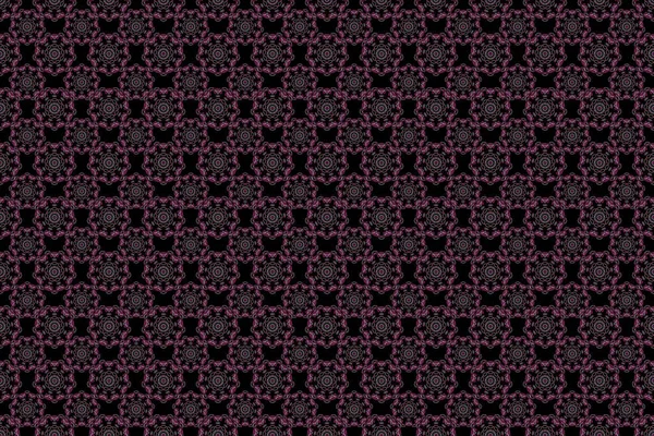 Магента Рожевий Абстрактний Квітковий Орнамент Растровий Безшовний Візерунок Абстрактних Декоративних — стокове фото