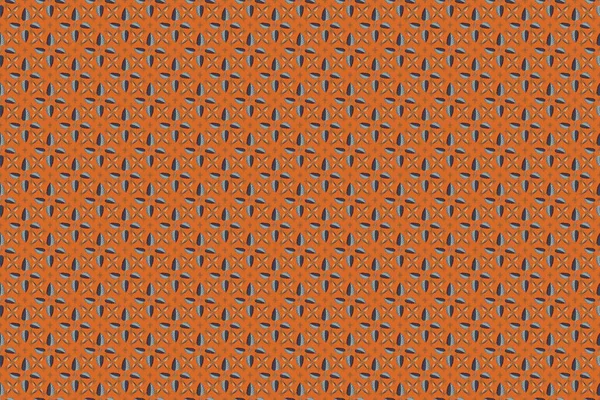 Hand Drawn Background Orange Gray Brown Colors Elements Your Design — Stock Photo, Image