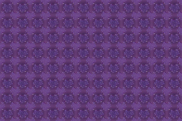 Patrón Sin Costuras Raster Rosas Púrpuras Violetas Abstractas Vintage Acuarela — Foto de Stock