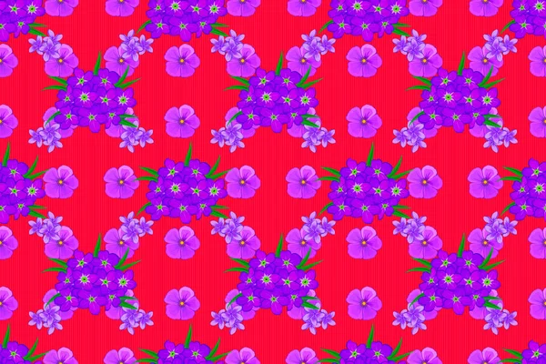 Fondo Floral Con Efecto Acuarela Estampado Textil Para Ropa Cama — Foto de Stock