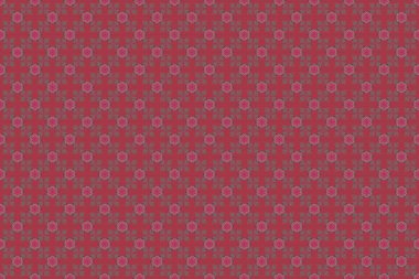 Mavi ve menekşe rengi süslemeleri olan pürüzsüz bir desen..