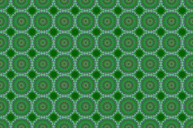 Pembe, yeşil ve kırmızı renklerde barok kumaş deseni. Şatafatlı klasik süs, duvar kağıtları, baskı, tekstil veya kumaş için kraliyet Victoria dönemi dokusu. Raster illüstrasyonu.