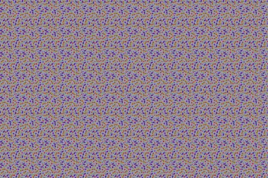 Şekillendirilmiş kirazsız desen. Raster illüstrasyonu. Mor, siyah ve bej renkli güzel kiraz.