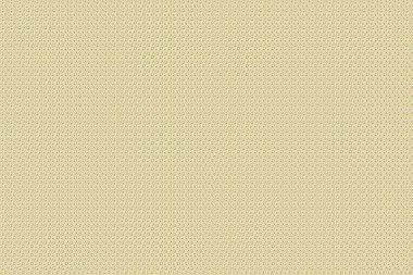 Kumaş baskısı, hatıra defteri, hediye paketi için. Bej arka planda altın desenli kusursuz klasik desen.