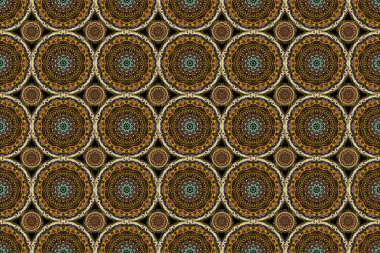 Çiçeksiz desen. Duvar kağıdı barok, pürüzsüz raster arkaplan, sarı ve pembe siyah arkaplan.