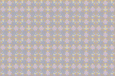 Mavili, siyah ve gri renkli moda baskı. Çiçeklerle suluboya kusursuz desen. Enfes bir desen, çiçekli suluboya bir eskiz, klasik tarzda. Dekorasyon ve tasarım için güzel desen.